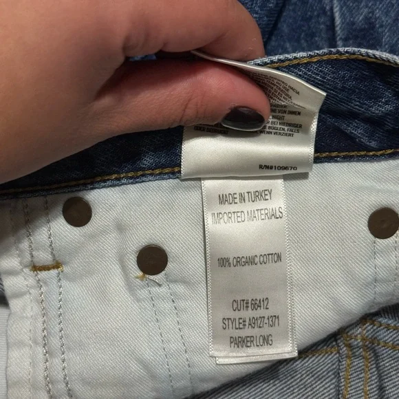 Agolde Parker Long Denim Shorts – Enamour - Picture 10 of 11